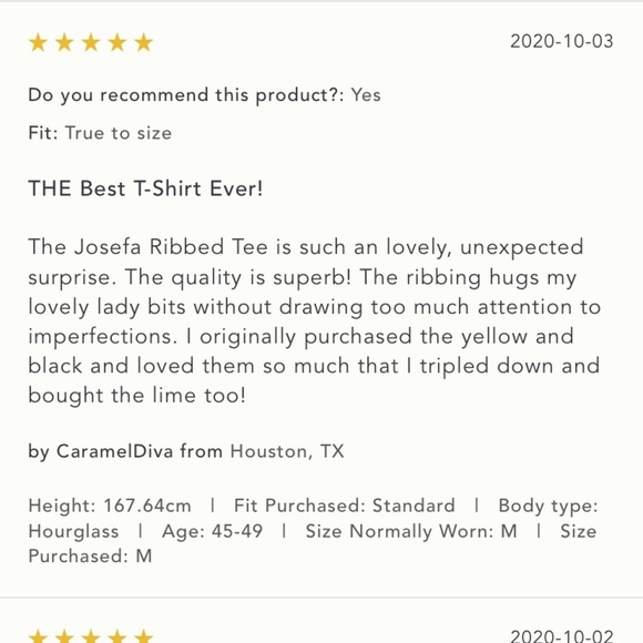 Anthropologie NWT Maeve Josefa Ribbed Tee Size XS - Picture 8 of 16